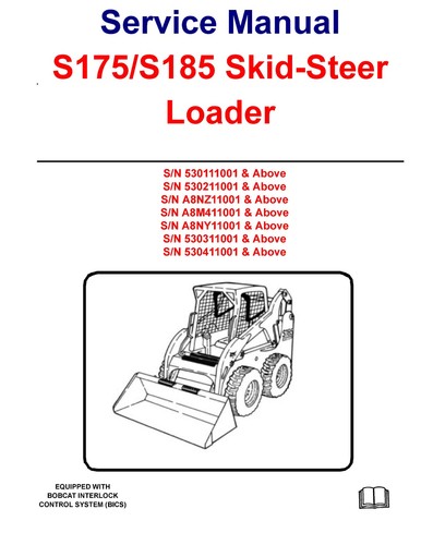 Bobcat s175 s185 service - bobcat,